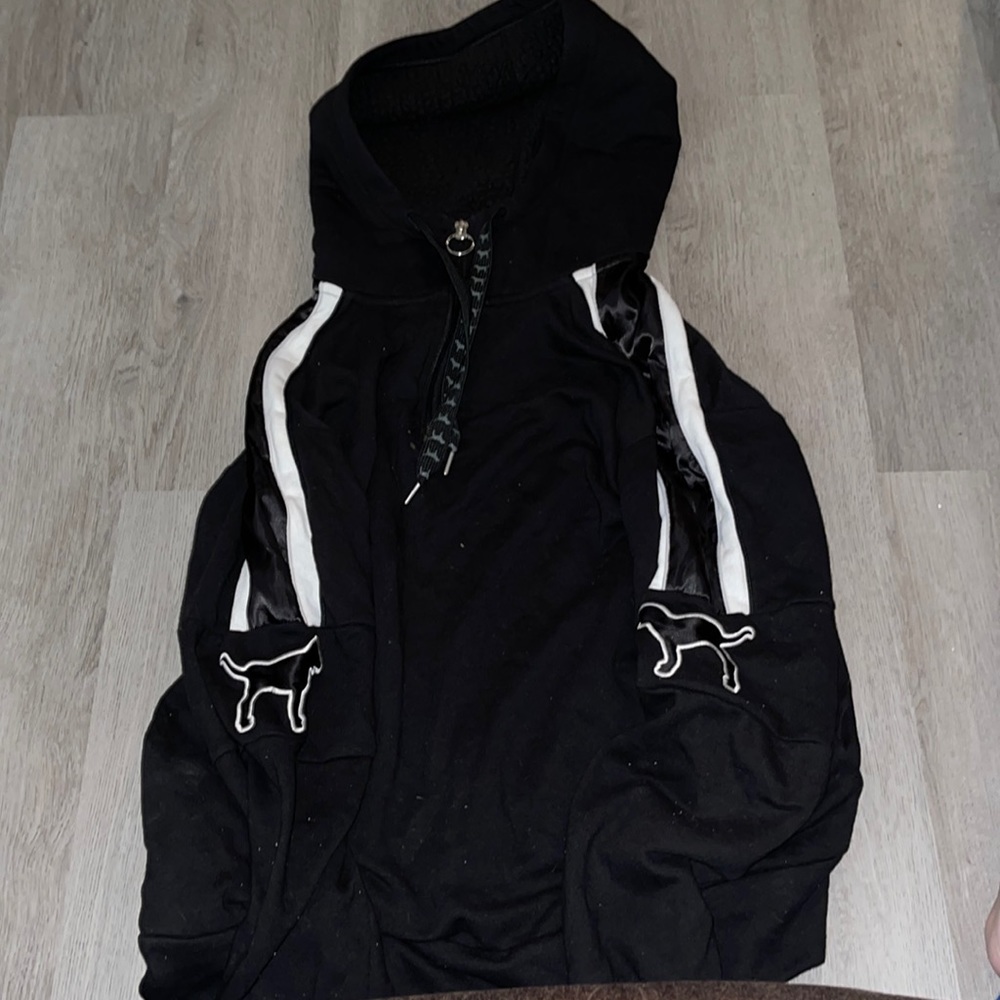 PINK quarter zip hoodie
